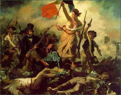 E.Delacroix: La libertà che guida il popolo